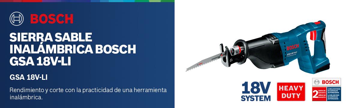 Sierra Sable Inalmbrica Bosch GSA 18V-LI